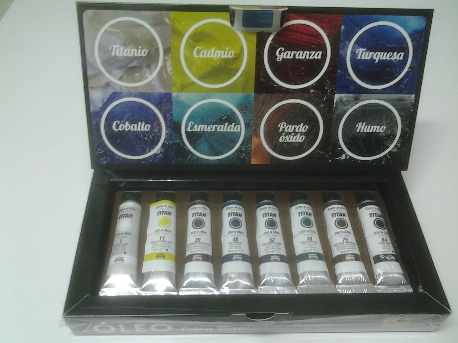 Set 8 Oleos TITAN Extra Fino Premium: Amazon.es: Hogar