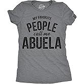 Womens My Favorite People Call Me Grandma, Mom, Mommy, and More T Shirts Funny Mothers Day Tees for Moms