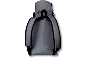 K9 Sport Sack Trainer - Medium, Iron Gate - Ideal for Dogs with 17-19” Back Length - Backpack-Style Training Carrier - Meant for Quick, Non-Strenuous Activities