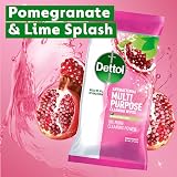 Dettol Antibacterial Multipurpose Wipes Pomegranate Lime 400 Wipes 50x8 pack view 7