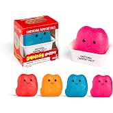 Emotional Support Pals Squishy Nugget by Relatable, Color May Vary, 1-Pack | Cute Stuffed Animal, Sensory and Squishy Toy, Gift for Loved Ones of All Ages, Includes 1 Nugget Squeeze Toy and Holder