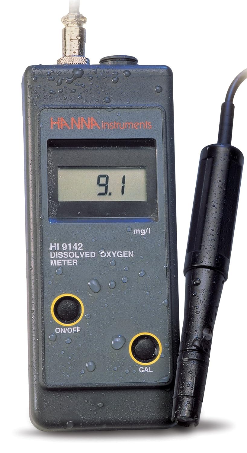 Hanna Instruments HI 9142 Dissolved Oxygen Meter, with Carrying Case