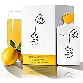 LEMON & CO. Liquid Collagen for Women | Collagen Water Mix with 5000mg Marine Collagen Peptides, Organic Lemons & Vitamin C | Daily Elixir for Skin, Nails, Hair, Gut | No Preservatives, No Sugar