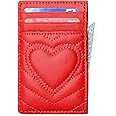 AUNER LEATHER Cute Heart Wallet, Gifts for Teen Girls, Birthday Graduation Gift for 11 12 13 14 15 16 17 18 Year Old Girls, T