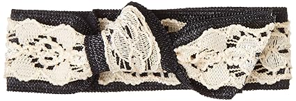 Amazon Com Emi Jay Lace Hair Tie Nude Black Luxury Beauty