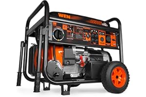 WEN 14,500-Watt 120V/240V Tri-Fuel Generator for Gas, Propane, and Natural Gas, Transfer-Switch Ready with Electric Start, Wheel Kit, and CO Watchdog (TF1450X)