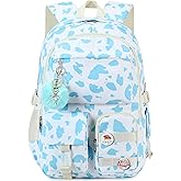 Hidds Backpack for Girls College School Backpacks Kids Bookbag School Bag Travel Laptop Daypack Teens Women (Blue)