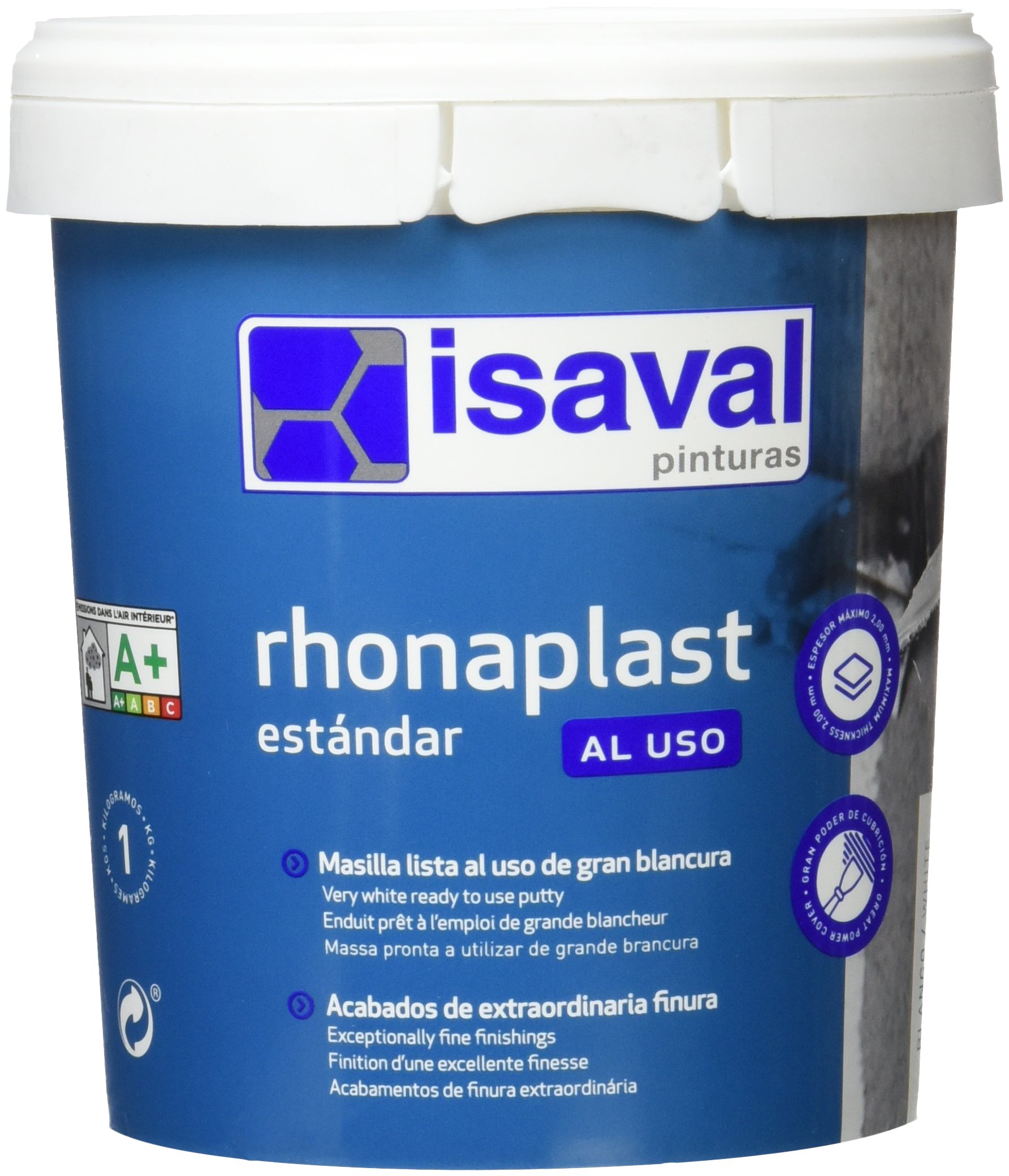 isaval 101019 – Putty PLASTICA plasval to use 1 K. White
