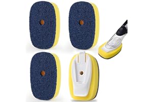 RIMAY Sponge Brush Refills for OXO Dish Brush, 4 Pack Soap Dispensing Dish Refills, Scrub Replacement Head for Scrubber, Sponge Replacement Head Fits Soap Dispensing Handle