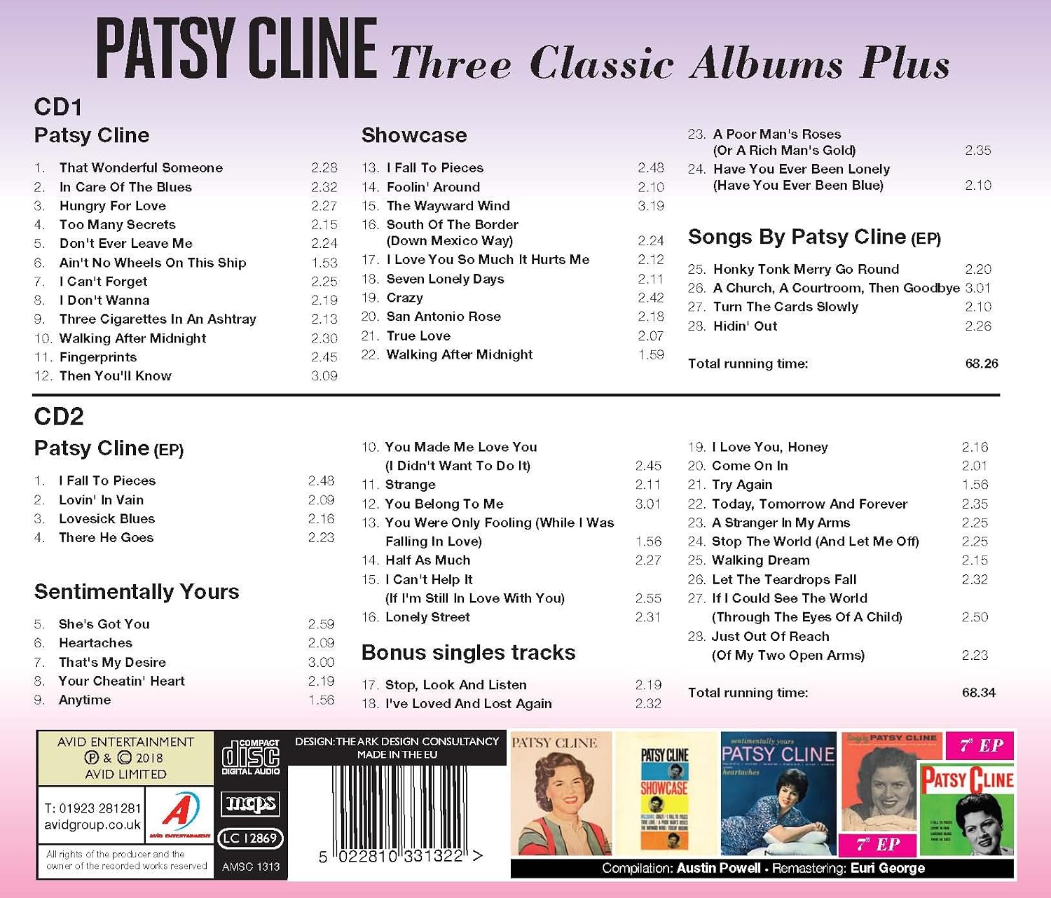 Three Classic Albums Plus (Patsy Cline / Showcase / Sentimentally Yours) - Image 3