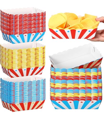 Aazon.co: 200 Pieces Carnival Thee Party Decorations Circus Party - View #6