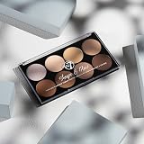 W7 Shape & Glow 8 Shade Contour Highlight Face Makeup Powder Palette view 4