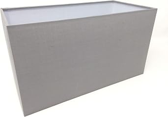 Stoff-Lampenschirm Weiß – Für E27 Fassung, Ø Unten 20 Cm, Oben 13,5 Cm, Höhe 14 Cm