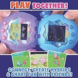 Tamagotchi Paradise Blue Water Shell Virtual Pet Zooming Worlds Toy view 4