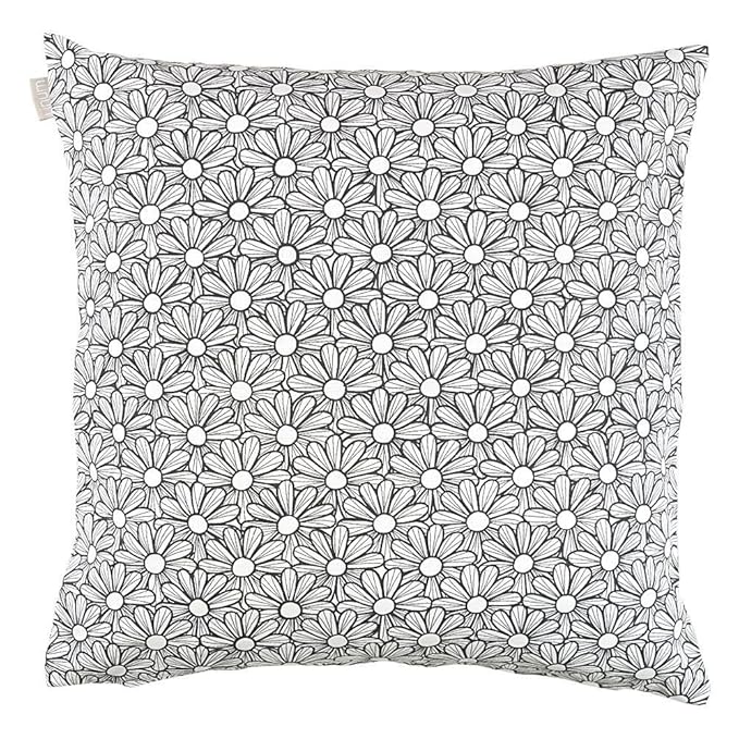 Kissenhülle Anemone grau 50x50 cm von Linum