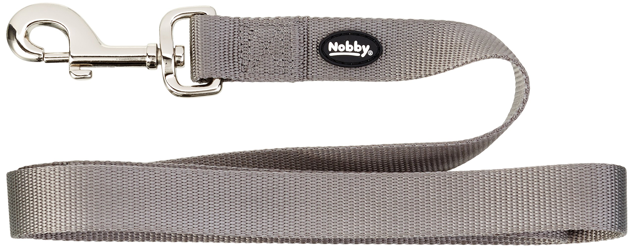 Nobby Classic Leash, 120 x 2.5 cm, Grey
