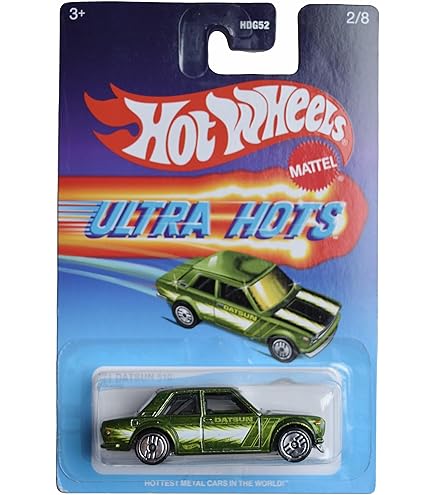 Amazon.com: Hot Wheels 2020 RLC '71 Datsun 510, Red Line Club