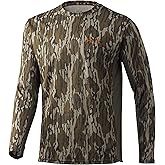 HUK Mens Icon X Long Sleeve Shirt, Performance Fishing Shirt