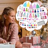 Miunana 110 Doll Clothes 11.5 Inch Fashion Outfits Set Dresses Shoes Hangers view 7