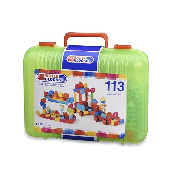 B. Toys 44265 - Bristle Blocks, 113 Teile im Koffer