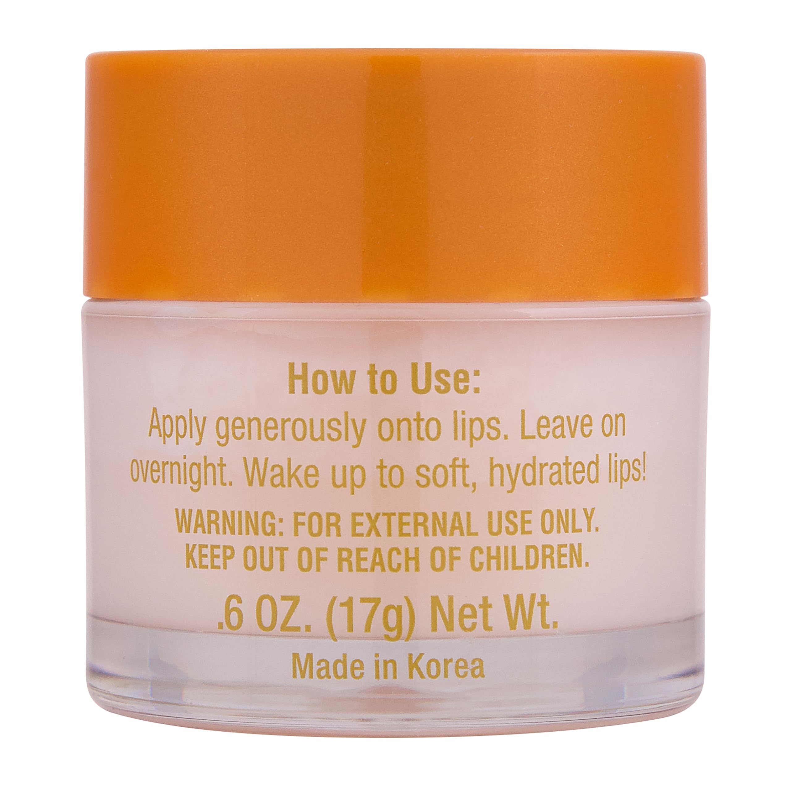 Tree Hut Vanilla Overnight Lip Mask, Deeply Hydrating Leave-On Treatment for Soft Lips, Self Care Essential, Holiday Gift & Stocking Stuffer, 6 oz