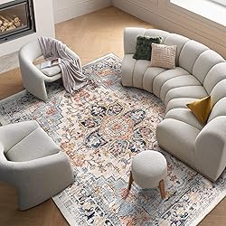 QD-Udreamy 5x7 Area Rugs - Machine Washable Area