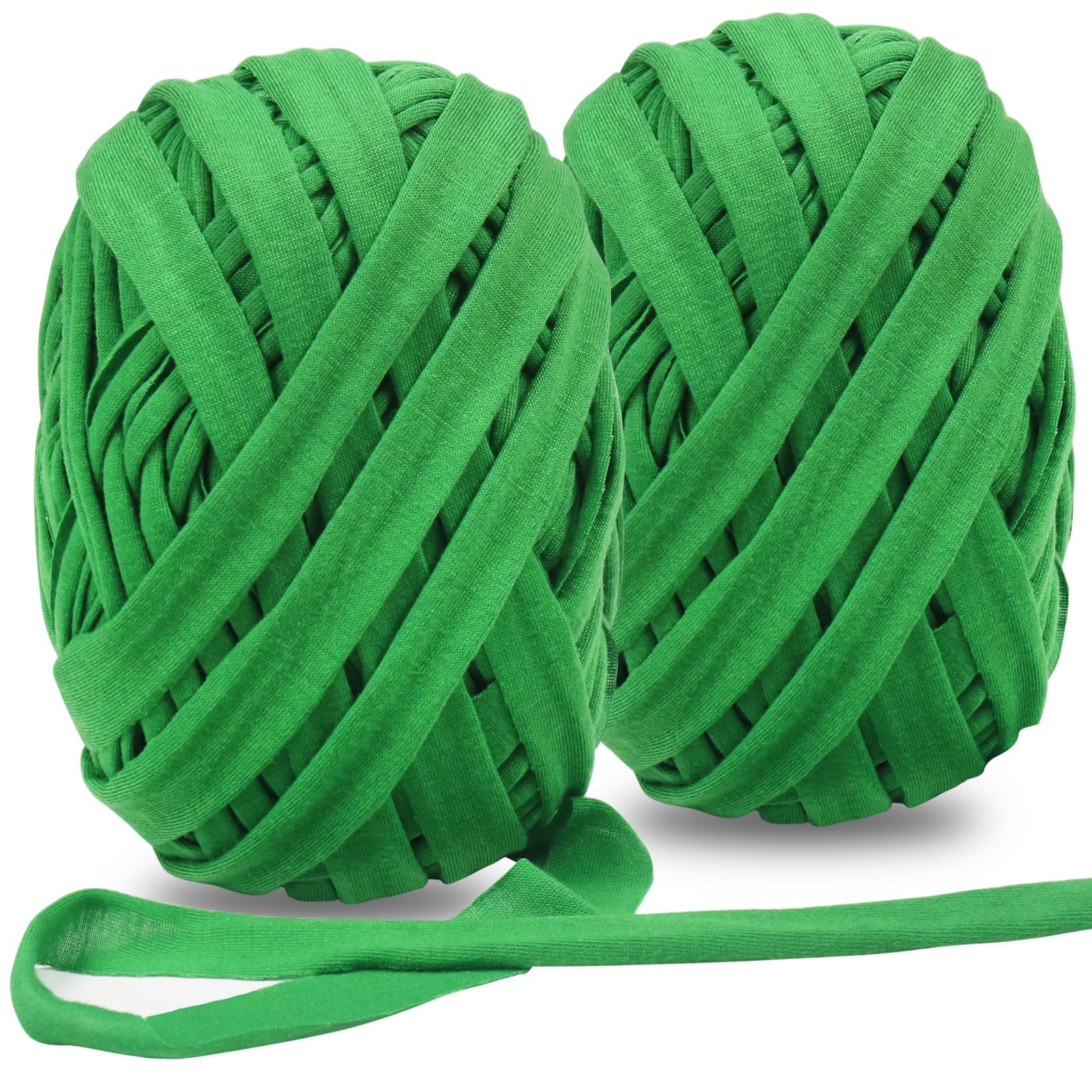 tenn well Soft Garden Twine String, 2 Rolls 60m Garden Wire Plant Ties for Climbing Roses, Securing Tomato Plants Stems and Garden Veggies (Green)