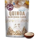 Suncore Foods Organic White Quinoa Flakes 8oz | Superfood | Gluten Free | USDA Organic, Plant-Based, Vegan, GMO-Free, Oatmeal Alternative for Breakfast, For Baking, Cooking &amp; Recipe, Resealable Pouch