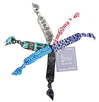 Amazon Com Simbi Bracelet Hair Tie 6 Pak 6pak Haiti Life
