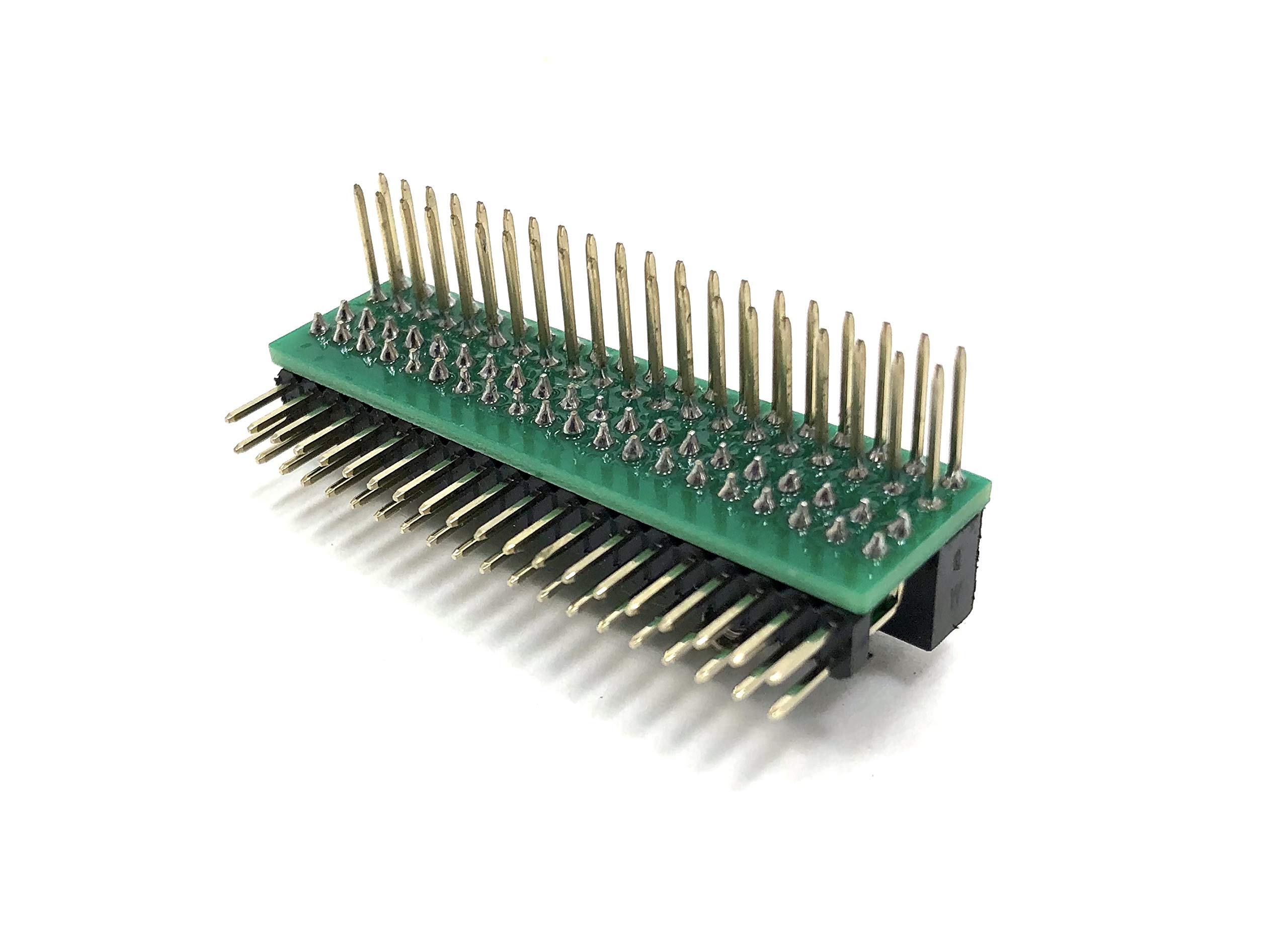 Micro Connectors Raspberry Pi 40-pin GPIO 1 to 2 Expansion Board (RAS-GP02),Green