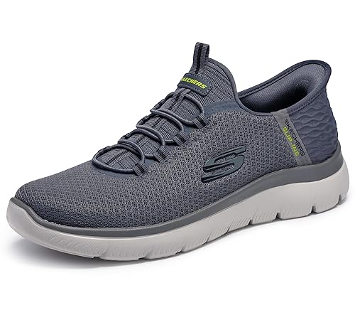 Skechers Men's Summits Hight Range Slip-in Sneaker Charcoal