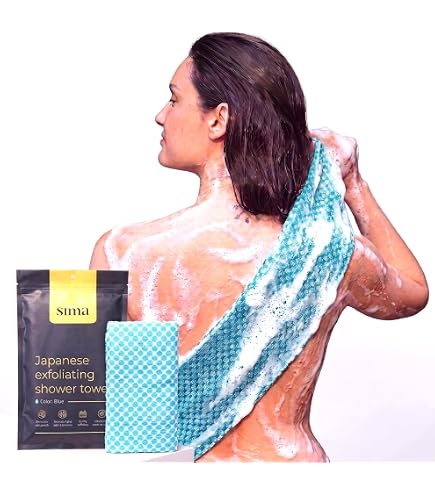 Amazon.com: Sima Brand Exfoliating Washcloth Face & Body Scrub
