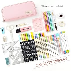 CICIMELON Large Capacity Pencil Case 3 Compartment
