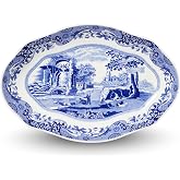 Spode &ndash; Blue Italian Blue Italian Pickle Dish &ndash; BlueWhite