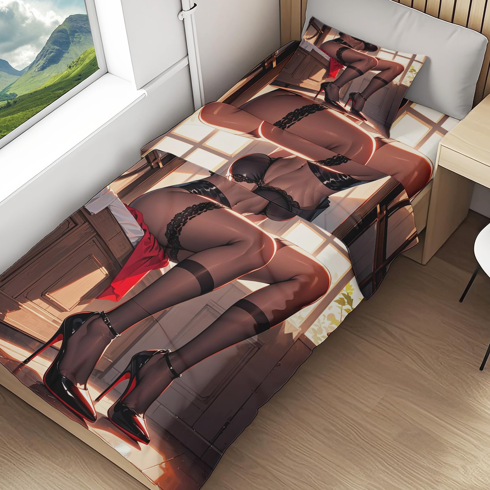 Sexy Woman Duvet Cover Sexy Legs Hot Bedding Twin