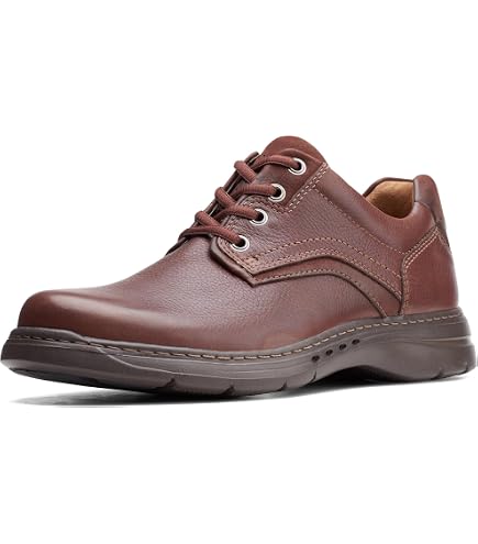 Clarks Unisex Nature Three Shoes, Black Leather, 41 EU