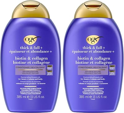 OGX Biotin & Collagen Conditioner Thickening 385ml Pack of 2