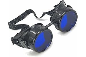 UMBRELLALABORATORY Steampunk Mad Scientist Goggles Rave Glasses Costume Eye Protection Goggles Welding Style