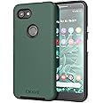 Crave Pixel 3a Case, Dual Guard Protection Series Case for Google Pixel 3a - Forest Green