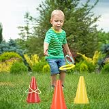 Alyoen 31 PCS 3 in 1 Bean Bag Ring Toss Cones Outdoor Carnival Game Set view 8