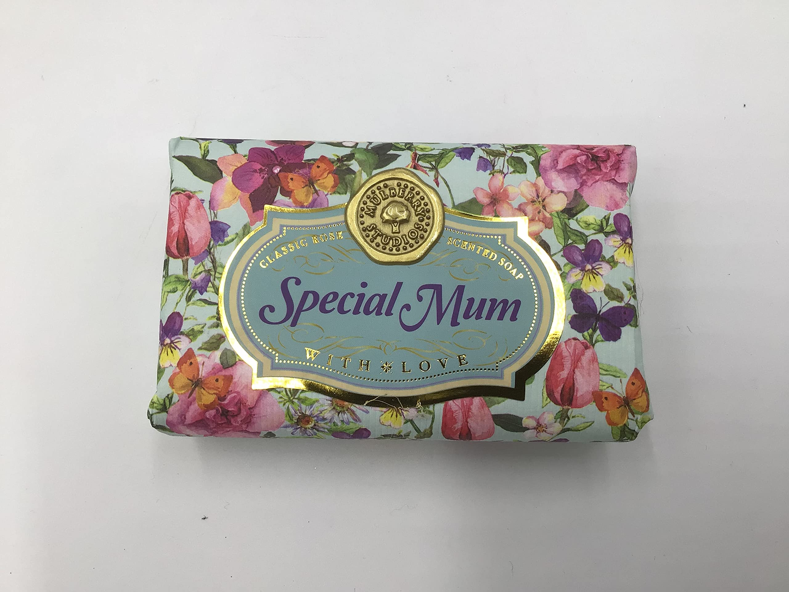 Special Mum - Gift Soap Bar For Her Birthday Rose Scent Mum Grandmother Cleanser Lather Present Girl