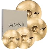 Sabian AAX Cymbal Set (14" Hats, 16" Crash, 21" Ride, 18" Crash)