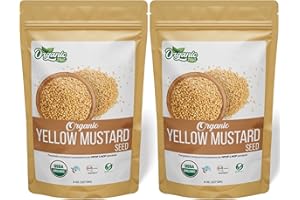 Organic Zing Yellow Mustard Seeds (227 Gm) Pack Of 2