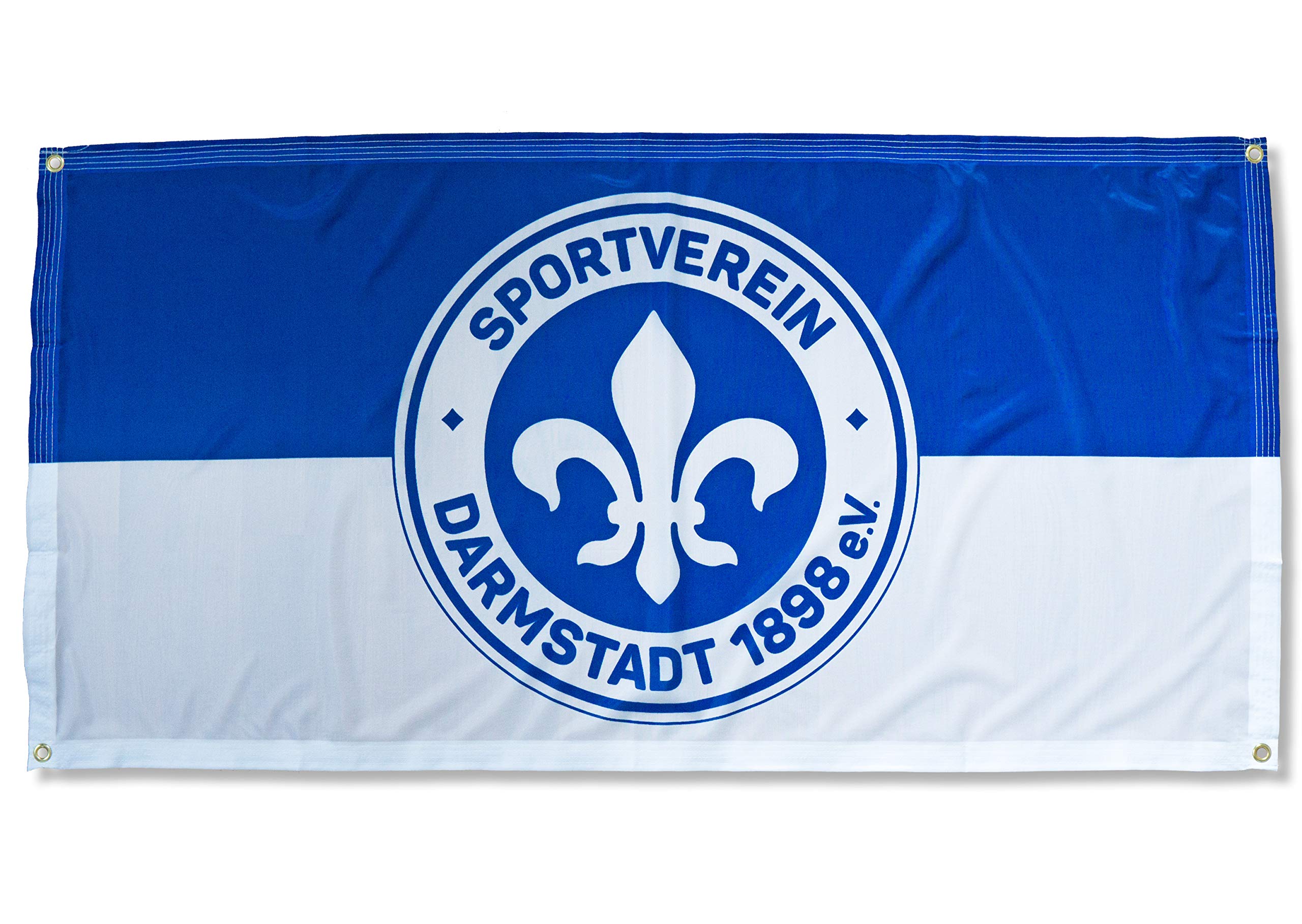Sportverein SV Darmstadt 1898 e.V. Fence Flag with Eyelets 140 x 70 cm Original Licensed Product