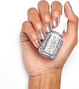 Essie Set in Stones Nail Polish Glitter Silver 13.5 ml Vegan Formula view 5