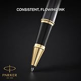 Parker IM Rollerball Pen Grey Lacquer Gold Trims Fine Point Gift Box view 5