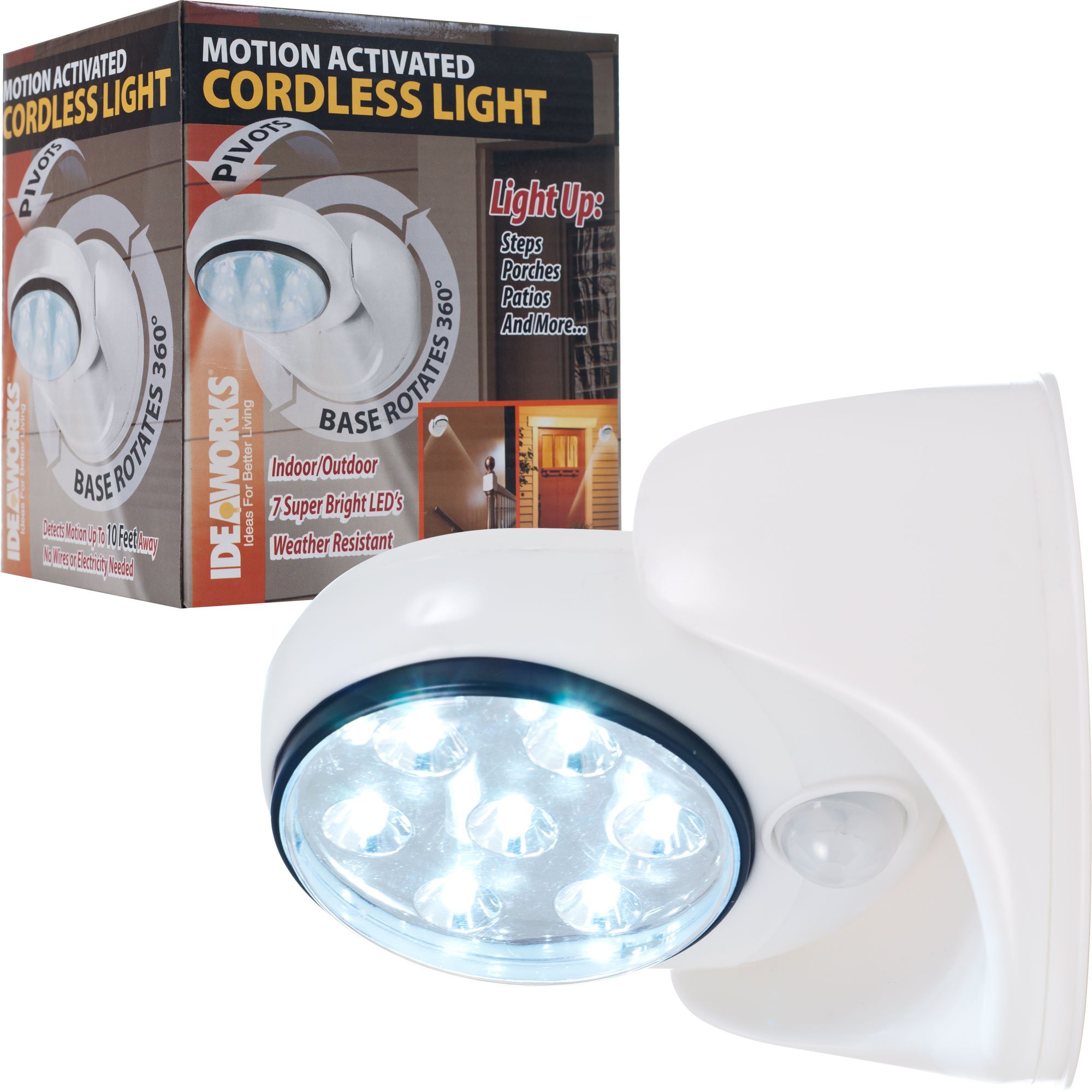 Ideaworks 82-6676 Motion Activated Cordless Light White 15 811i8ku9ytL