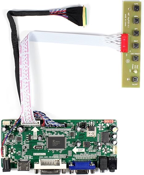 dvi karte HDMI + VGA + DVI + Audioeingang LCD Controller Karte: Amazon.de 