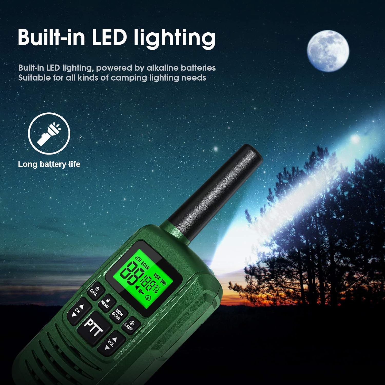 Free Shipping Worldwide Gocom Frs Walkie Talkies For Kids Adults Ipx4 Waterproof Long Range Two Way Radios 22 Channel Led Flashlight Tow Way Walkie Talkie 2pack Sports Outdoors Fashion Brands