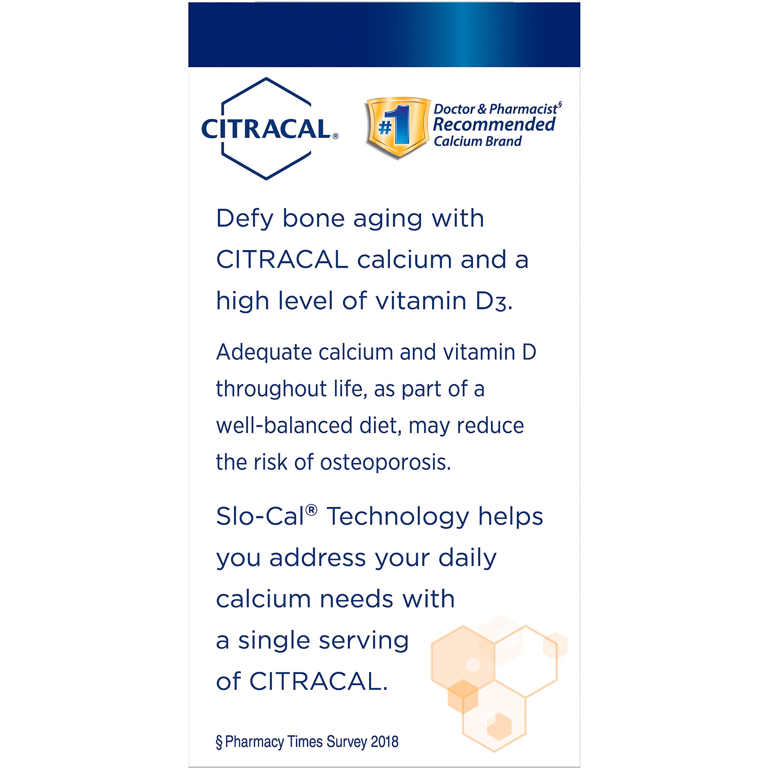 Citracal Slow Release 1200, 1200 mg Calcium Citrate and Calcium